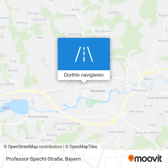 Professor-Specht-Straße Karte
