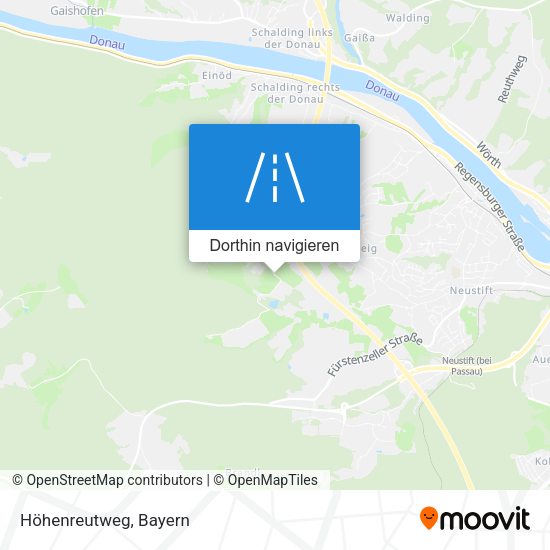 Höhenreutweg Karte