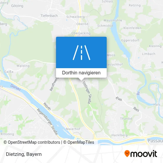 Dietzing Karte
