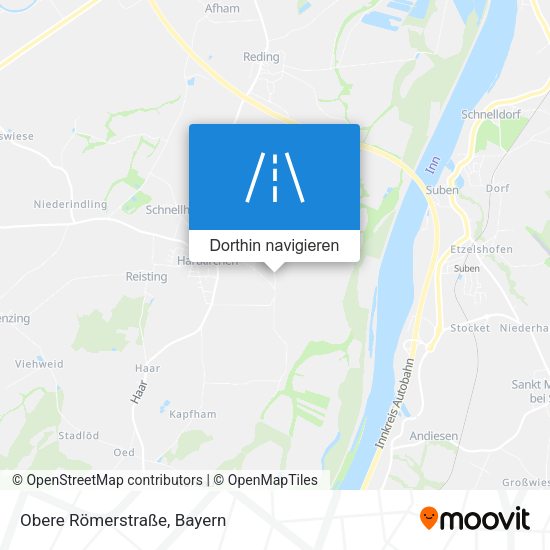 Obere Römerstraße Karte