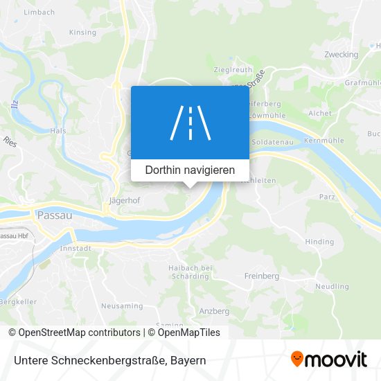 Untere Schneckenbergstraße Karte
