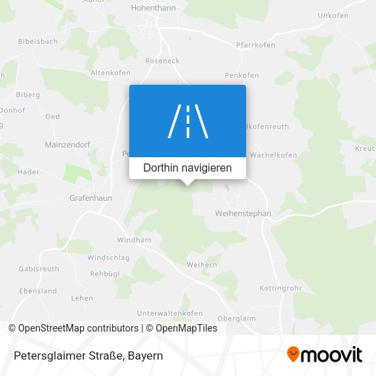 Petersglaimer Straße Karte