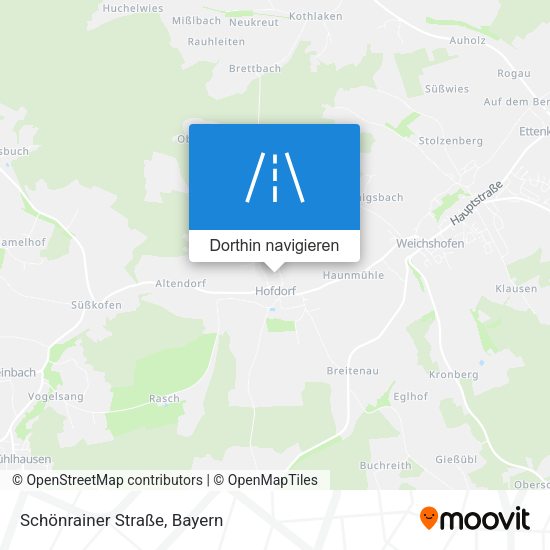 Schönrainer Straße Karte