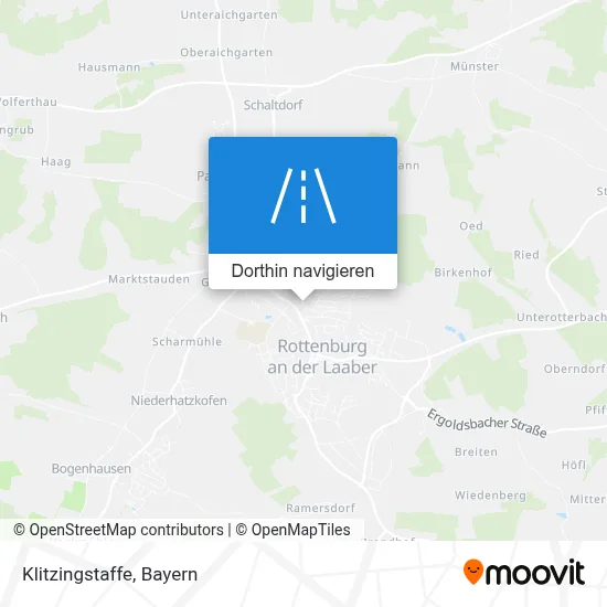 Klitzingstaffe Karte
