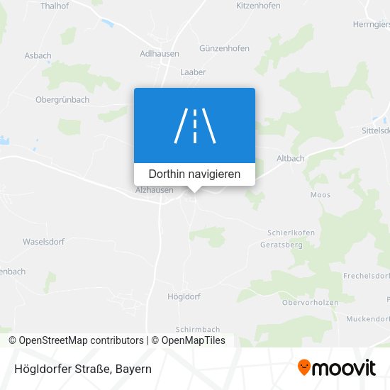 Högldorfer Straße Karte