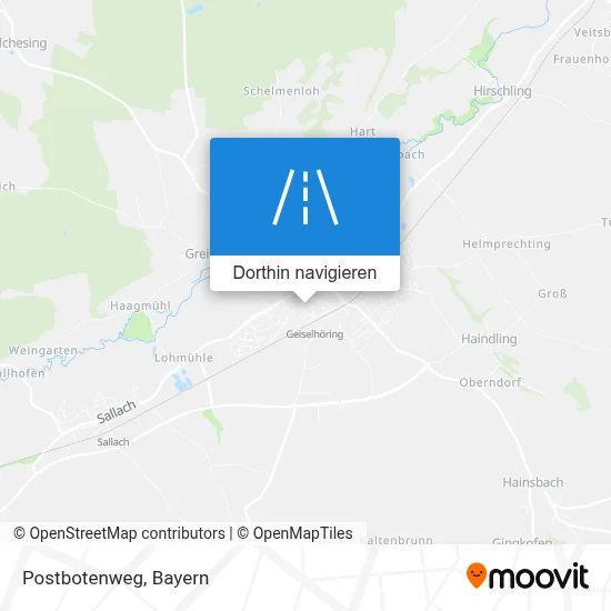 Postbotenweg Karte