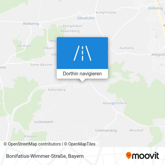Bonifatius-Wimmer-Straße Karte