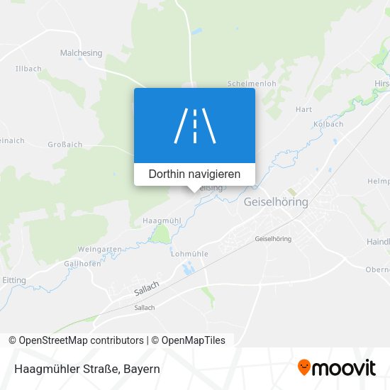 Haagmühler Straße Karte
