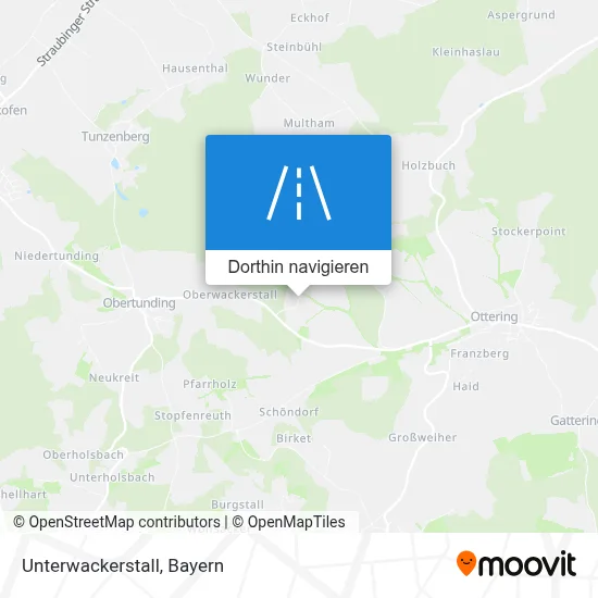 Unterwackerstall Karte