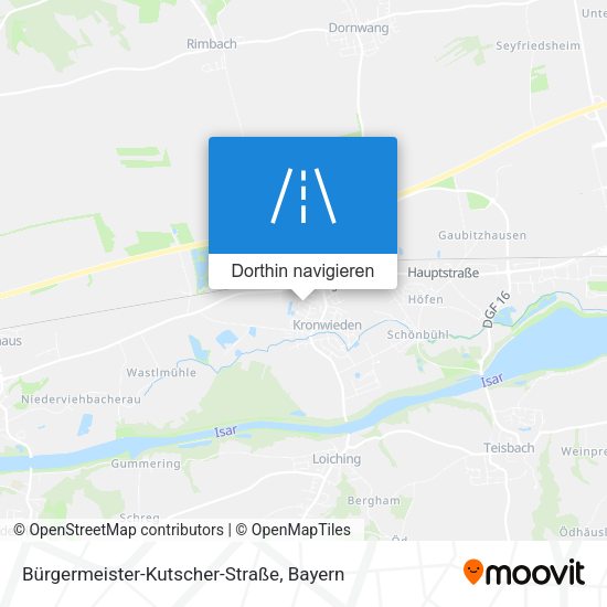 Bürgermeister-Kutscher-Straße Karte