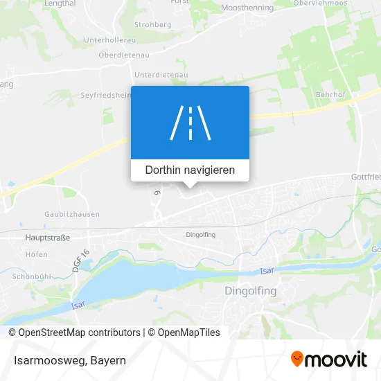 Isarmoosweg Karte