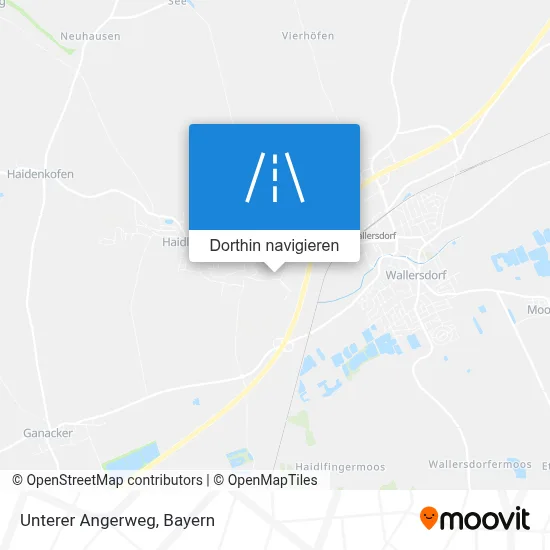 Unterer Angerweg Karte