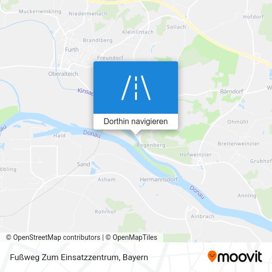 Fußweg Zum Einsatzzentrum Karte