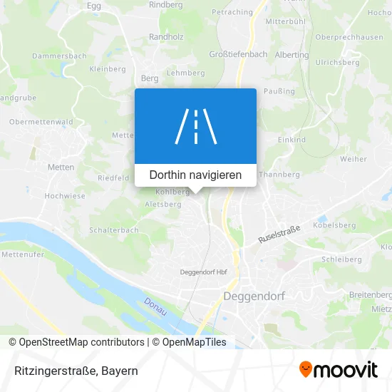 Ritzingerstraße Karte