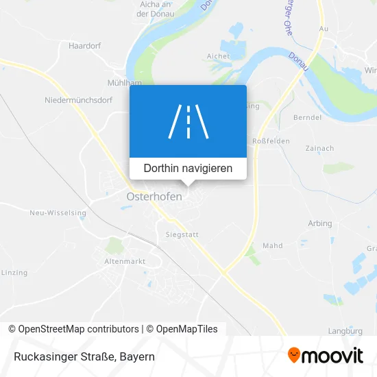 Ruckasinger Straße Karte