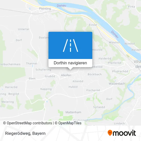 Riegerödweg Karte
