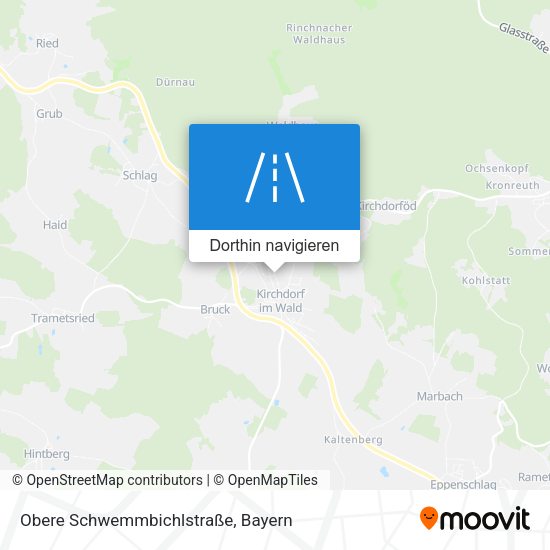 Obere Schwemmbichlstraße Karte