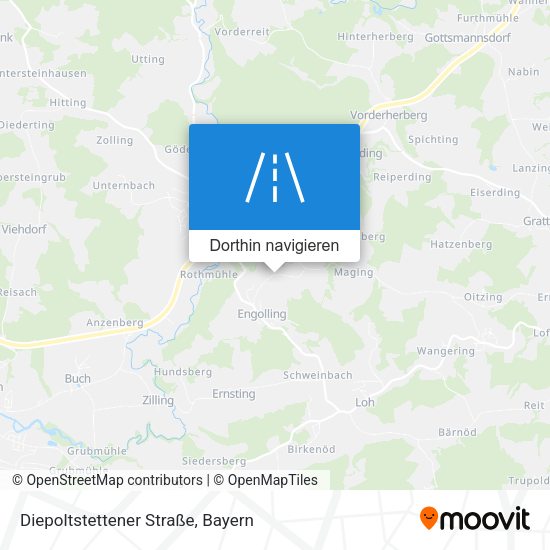 Diepoltstettener Straße Karte