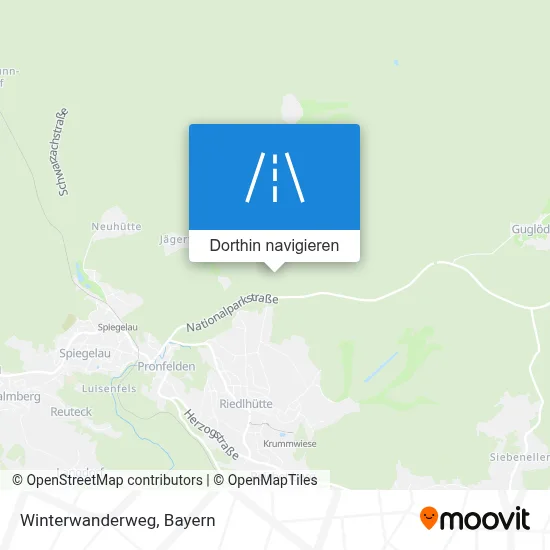 Winterwanderweg Karte