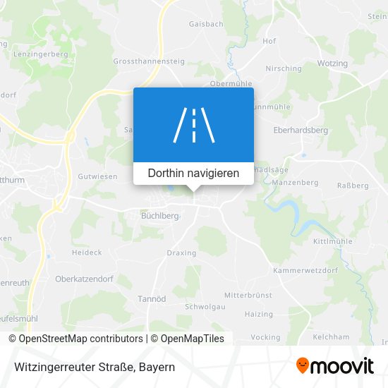 Witzingerreuter Straße Karte