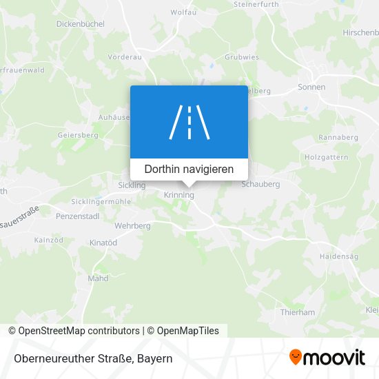 Oberneureuther Straße Karte