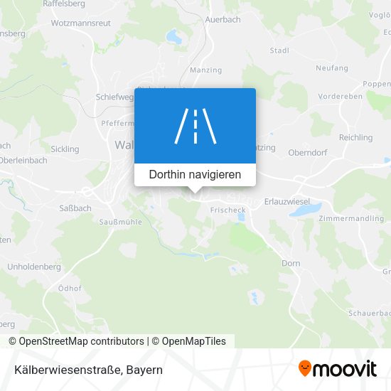 Kälberwiesenstraße Karte