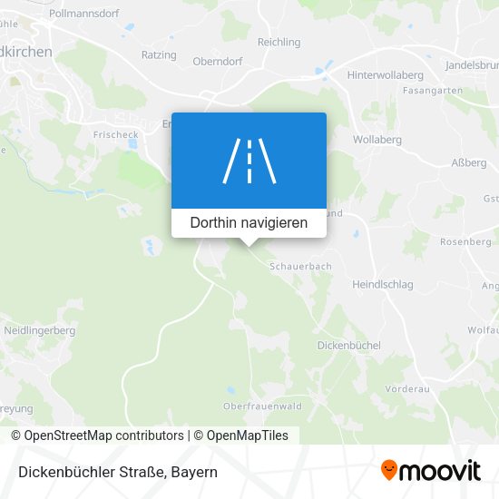 Dickenbüchler Straße Karte