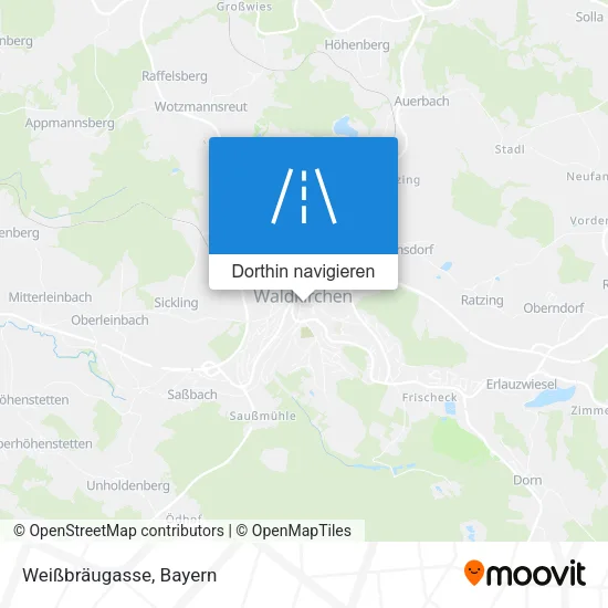 Weißbräugasse Karte