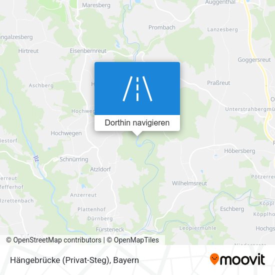 Hängebrücke (Privat-Steg) Karte
