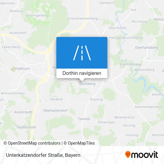 Unterkatzendorfer Straße Karte