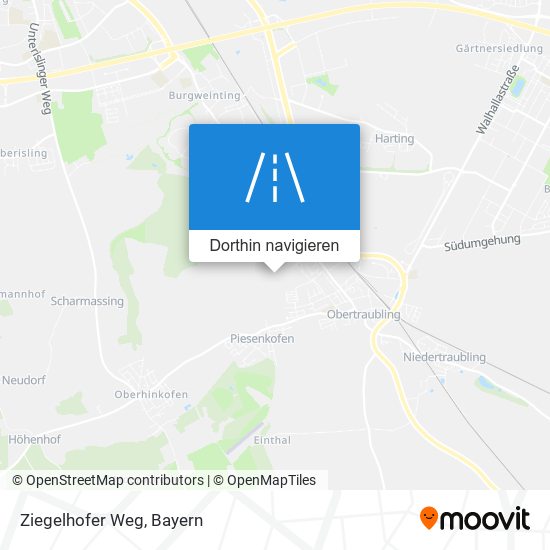 Ziegelhofer Weg Karte