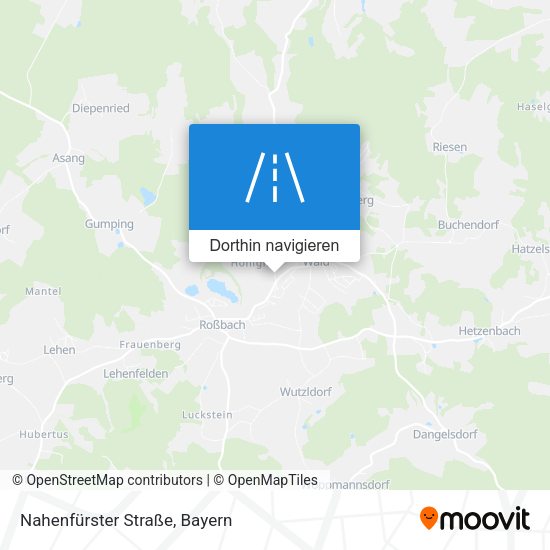 Nahenfürster Straße Karte