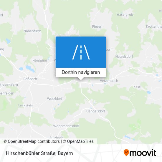 Hirschenbühler Straße Karte