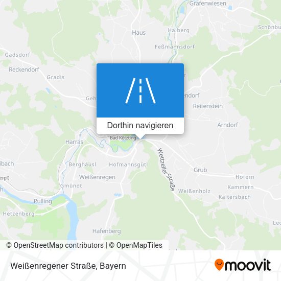 Weißenregener Straße Karte