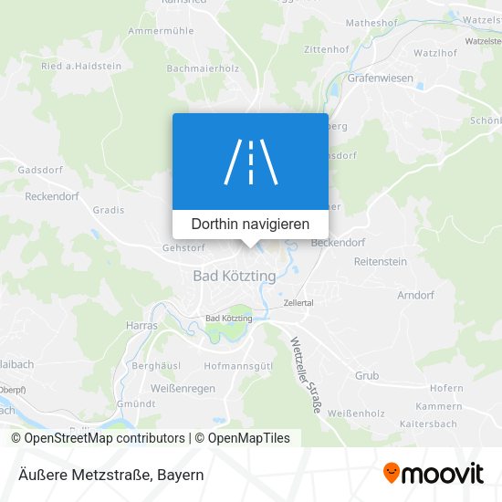 Äußere Metzstraße Karte