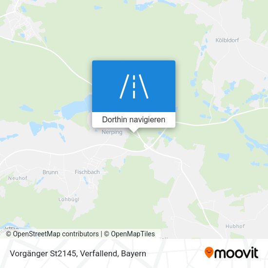 Vorgänger St2145, Verfallend Karte