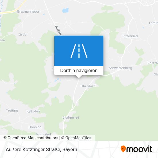 Äußere Kötztinger Straße Karte