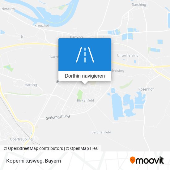 Kopernikusweg Karte