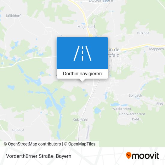Vorderthürner Straße Karte