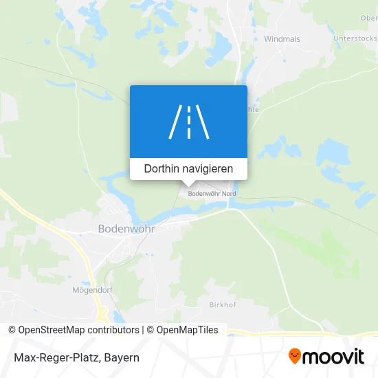 Max-Reger-Platz Karte