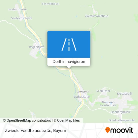 Zwieslerwaldhausstraße Karte