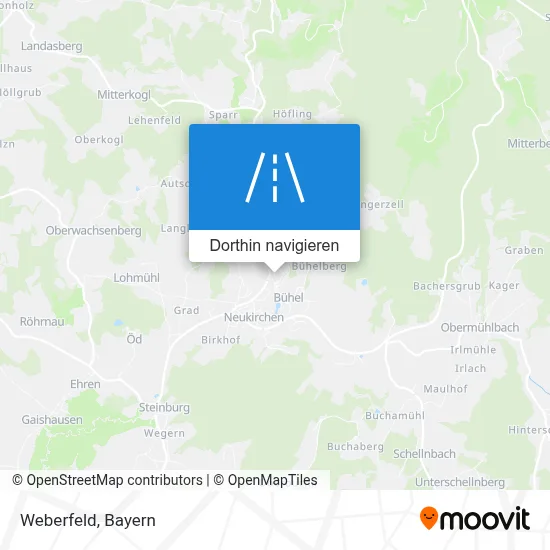 Weberfeld Karte
