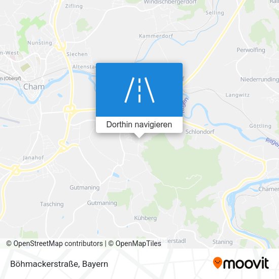 Böhmackerstraße Karte