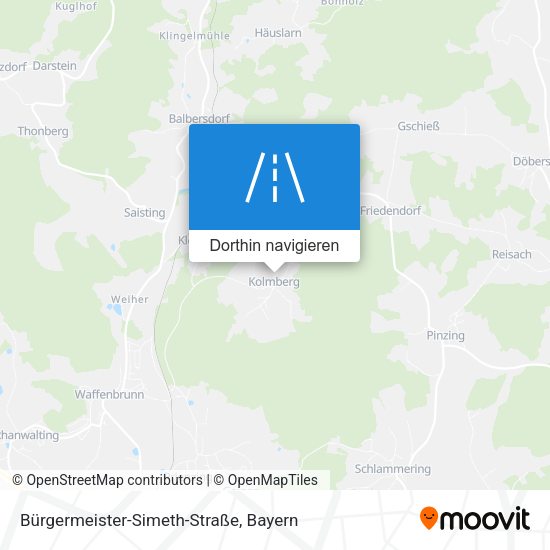 Bürgermeister-Simeth-Straße Karte