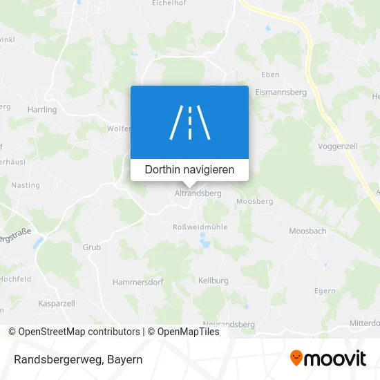 Randsbergerweg Karte