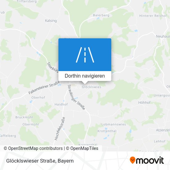 Glöcklswieser Straße Karte