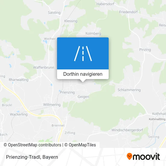 Prienzing-Tradl Karte