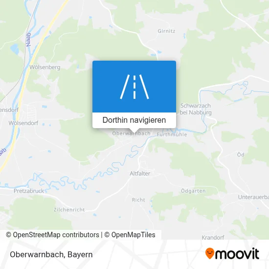 Oberwarnbach Karte