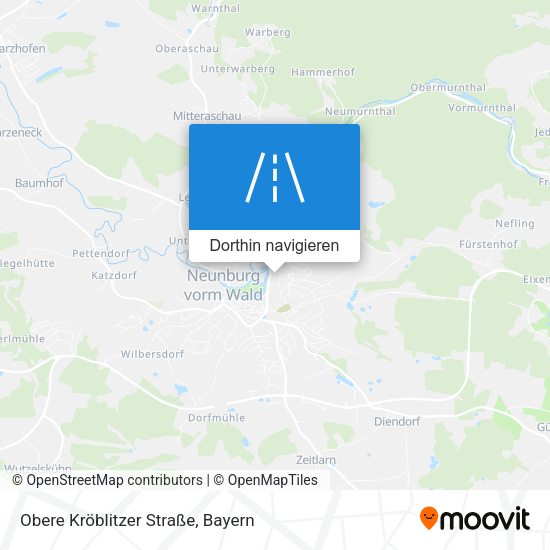 Obere Kröblitzer Straße Karte