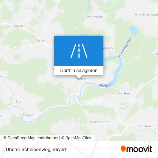 Oberer Scheibenweg Karte